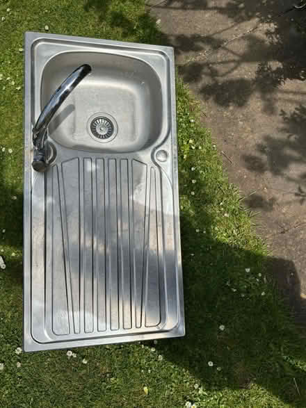 Photo of free Stainless steel sink and mixer tap (Cheltenham) #1