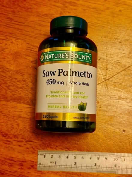 Photo of free 125± Saw Palmetto capsules, 450mg (Northern San Leandro) #1