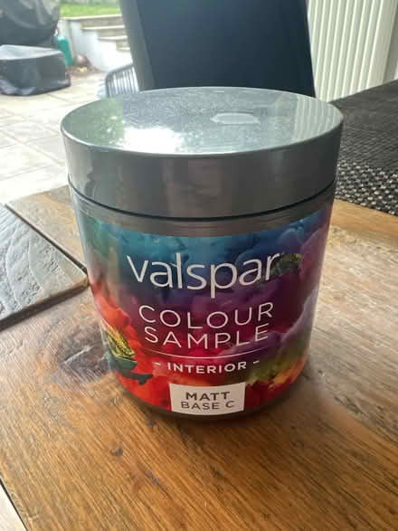 Photo of free 2 pots of B&Q green sample paint (Addiscombe CR0) #1