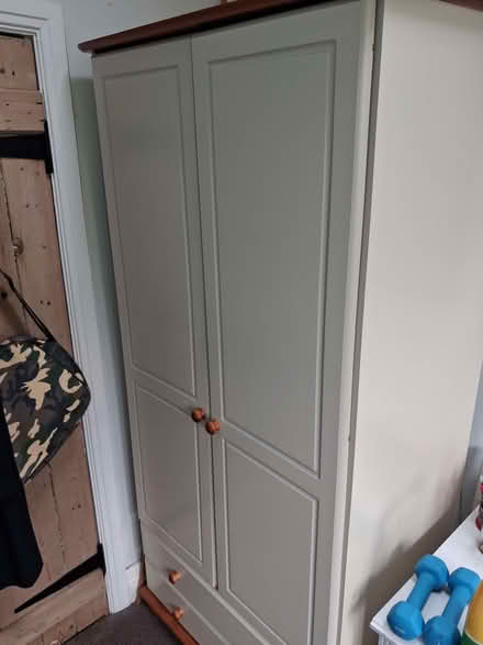 Photo of free Cream wardrobe with two drawers (Bowerham LA1) #2