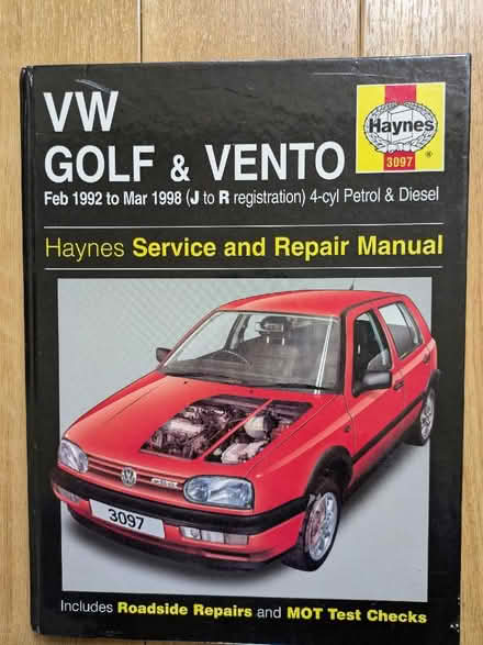 Photo of free Haynes Manual VW Golf & Vento (92 - 98) (Kidlington OX5) #1