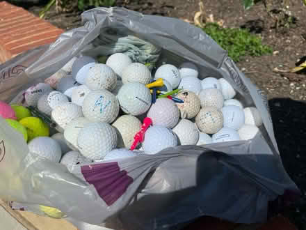 Photo of free Practice golf balls & tees (Oving) #1