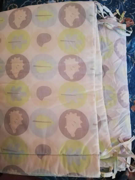 Photo of free Cot bumper and duvet (Meanley Rd, E12) #2