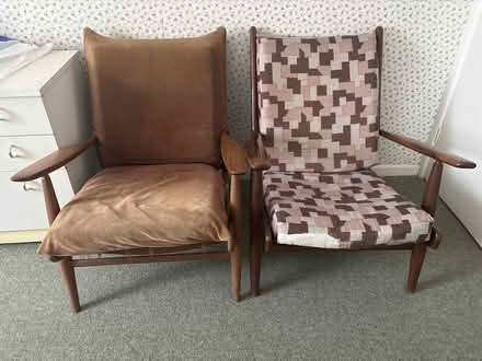 Photo of free 2 1960s/70s style armchairs (Eastbourne BN20) #1
