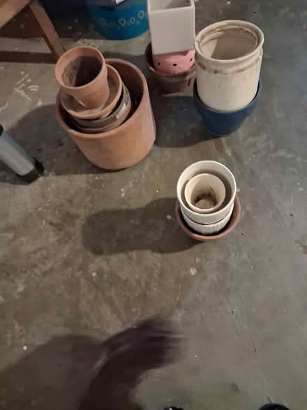Photo of free Clay and ceramic flower pots (Whitemarsh Island) #2