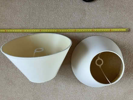 Photo of free 2 x lampshades (Sheet GU31) #1
