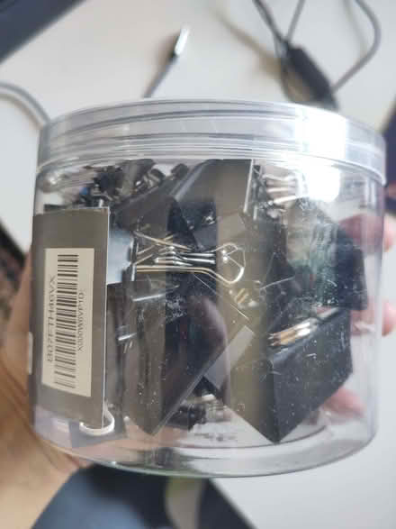 Photo of free Tub of bulldog clips (St Ives PE27) #1