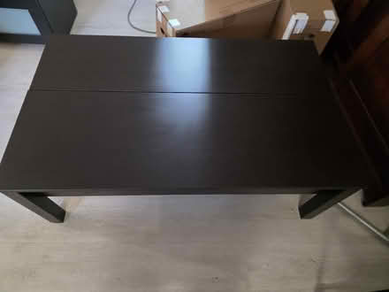 Photo of free Black coffee table with hidden shelf (Slough central SL2) #4