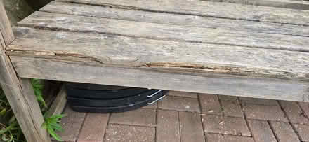 Photo of free Large wooden bench (Scotches DE56) #2
