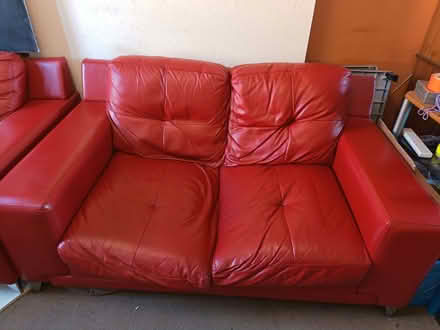 Photo of free Red sofa 6ft (Kingsley Park NN2) #2
