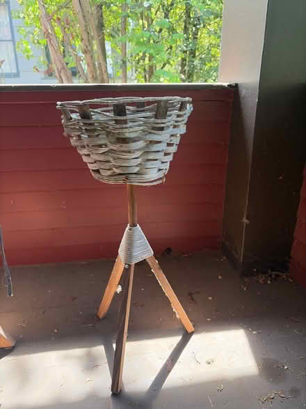 Photo of free Wicker plant stand (U-district) #1