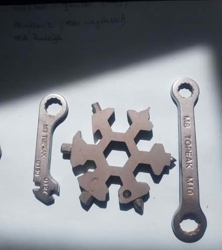 Photo of free bicycle tools topeak spanners plus mulyitool (Bear Flat BA2) #1