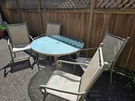 Photo of free Patio Table & Chair set (Ballard) #1
