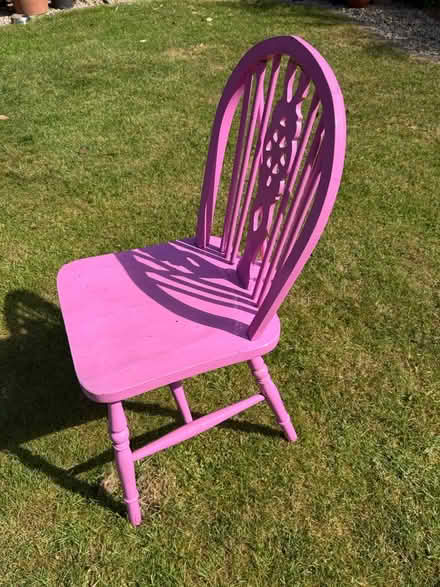Photo of free Pink wooden chair (Amersham HP6) #4