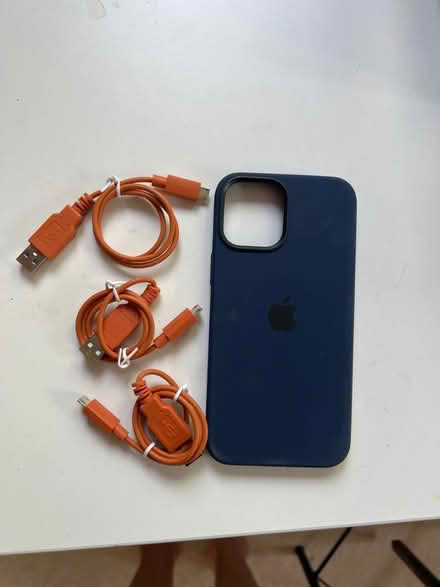 Photo of free Apple phone case and cables (Willen Park MK15) #1