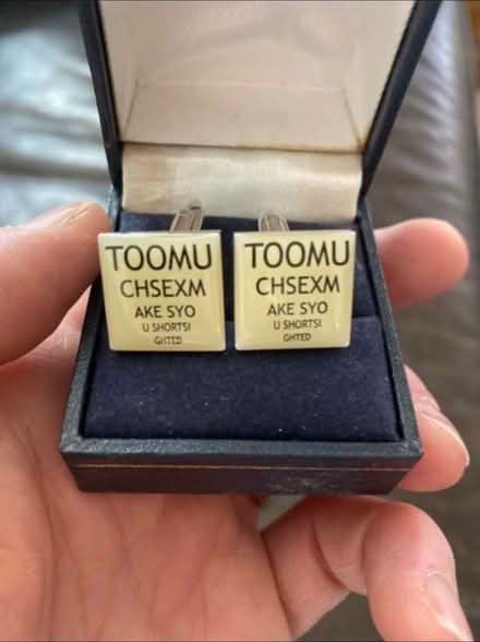 Photo of free Cuff Links 1 pair (Cheshunt En8) #1
