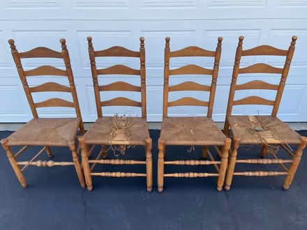Photo of free Ladder back chairs (Creve Coeur) #1