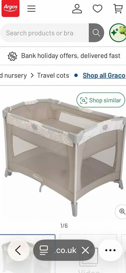 Photo of free Portable travel cot (Horfield BS7) #2