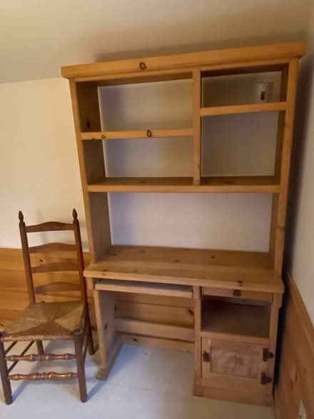 Photo of free Wood Shelves and Desk (North Woodstock, NH) #1