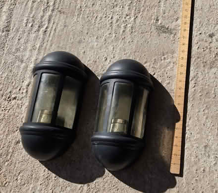 Photo of free Pair of Outdoor Wall Lanterns (Yarnton OX5) #1