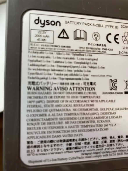 Photo of free Dyson Cordless vacuum (Colchester 3 miles. CO6) #2
