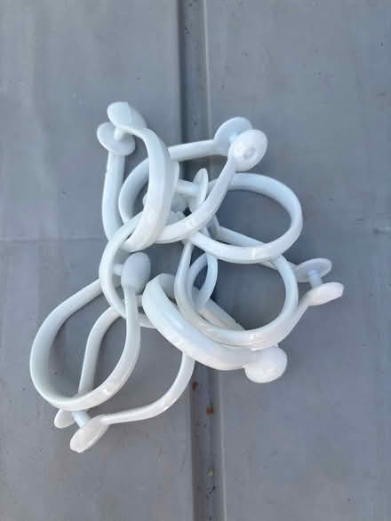 Photo of free Show curtain rings x 9 (Peachcroft OX14) #1