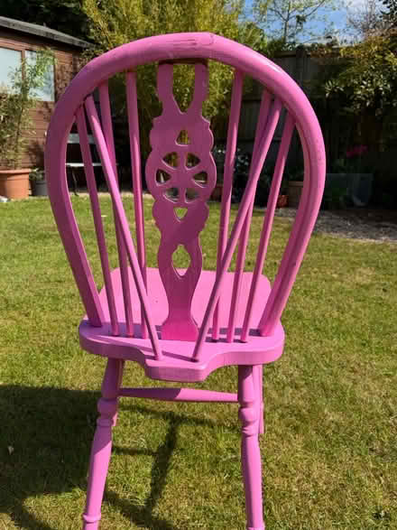 Photo of free Pink wooden chair (Amersham HP6) #2