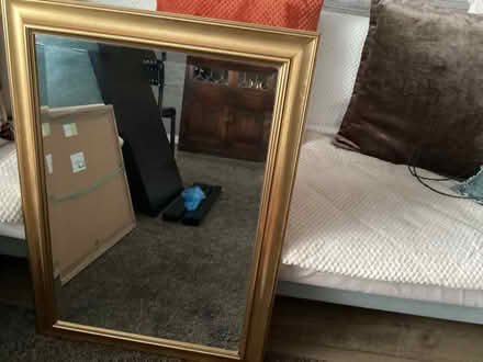 Photo of free Mirror gold frame (Horsey Hill NE34) #1
