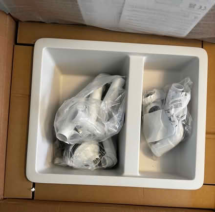 Photo of free Matrix white granite kitchen sink brand new (Patcham BN1) #2