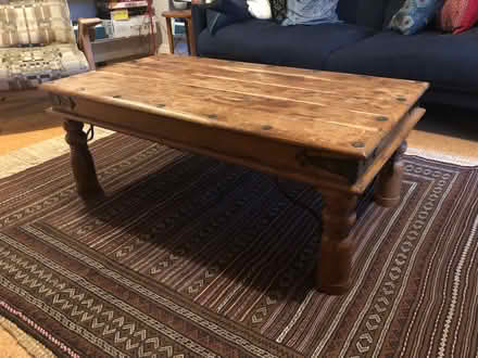 Photo of free Solid wood coffee table (Stoke Newington N16) #1