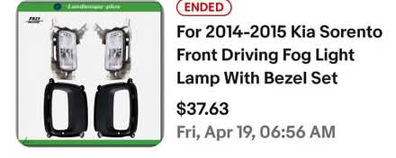 Photo of free fog lights (off Fisher Blvd) #1