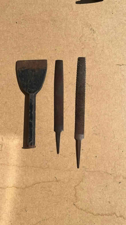Photo of free Bolster (brick chisel) and 2 coarse files (St Stephens AL3) #1
