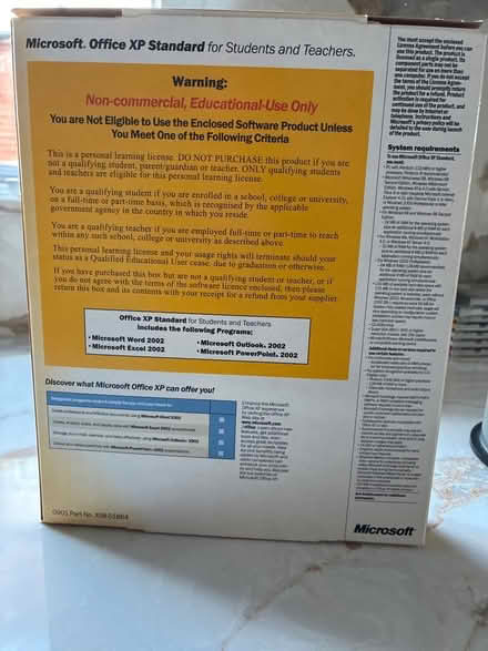 Photo of free Microsoft Office 2002 (Harrogate HG2) #2
