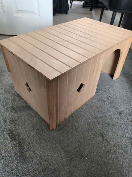 Photo of free Guinea pig / rabbit wooden hidey house (Netherfield, Kendal LA9) #1