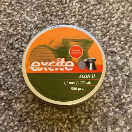 Photo of free Excite 4.5mm .177 calibre pellets (Whinfield DL1) #1