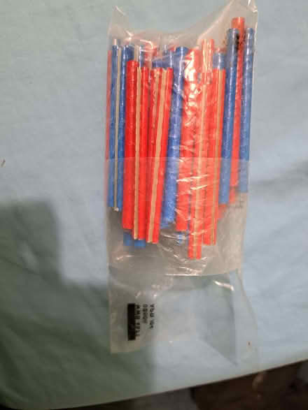 Photo of free Plastic red/blue bike spoke sleeves (Battle RG30) #1