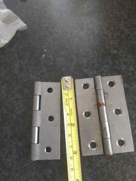 Photo of free Metal hinges x 2 (Millhouses S7) #1