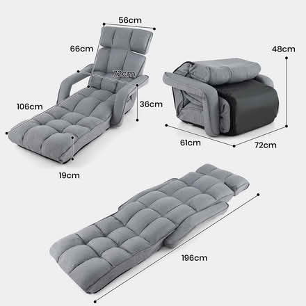 Photo of free Foldable lazy sofa. Indoor, chaise (Chipping Campden GL55) #1