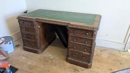 Photo of free Solid Oak Antique Style Desk (Hackney N16) #1