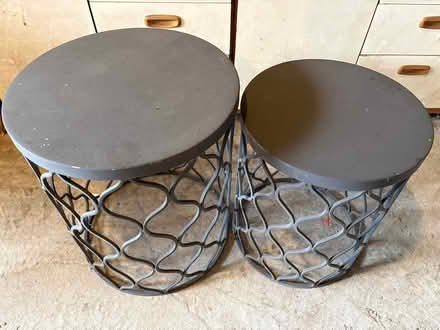 Photo of free Pair of outdoor coffee tables (Willington DE65) #2