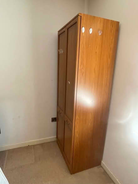 Photo of free 3 Seater Leather Sofa, Two Wardrobes and Double Mattress (Buckshaw Village PR7) #1