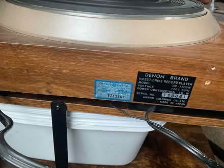 Photo of free Turntable (Sharon Twp.) #2