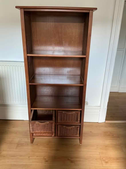 Photo of free Wood and wicker display cabinet (Malvern WR14) #1