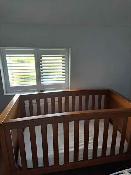 Photo of free Mamma's and Pappas cot + mattress (Coseley/Sedgley WV14) #1