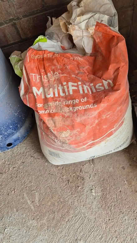 Photo of free Multi Finish Gypsum approx 18kg (Nab Wood, BD18) #1