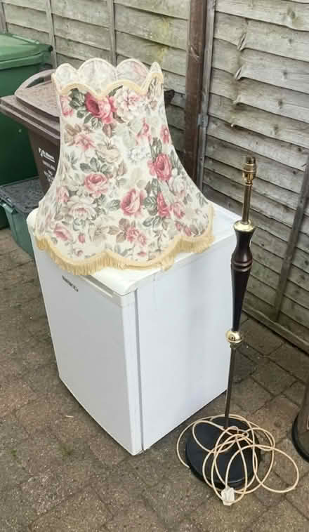 Photo of free Large freestanding lamp + shade (AL2 / SG6) #1