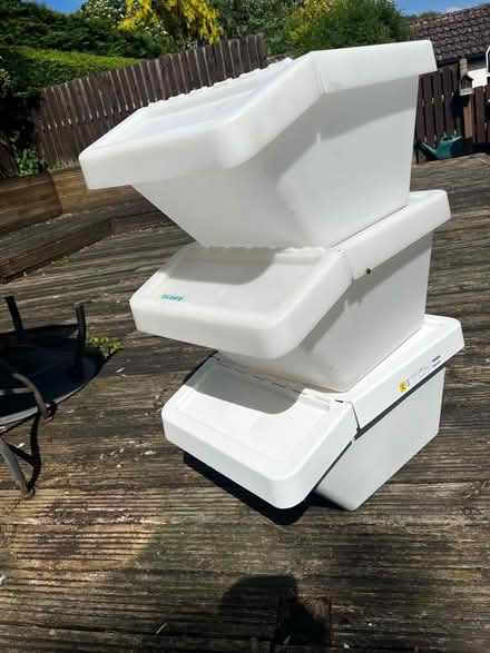 Photo of free 3 plastic stacking containers (Horsforth LS18) #1