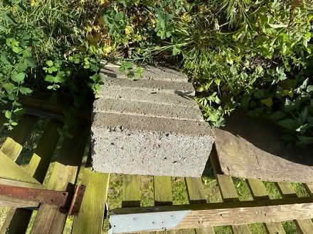Photo of free 12 aggregate breeze block 17”l 4”h (Lewes BN7) #2