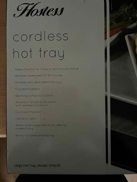 Photo of free Cordless hot tray (Malvern Link WR14) #2