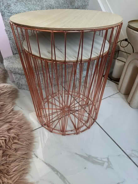 Photo of free Set of 2 basket nesting tables (Wadsley Bridge S5 8) #1